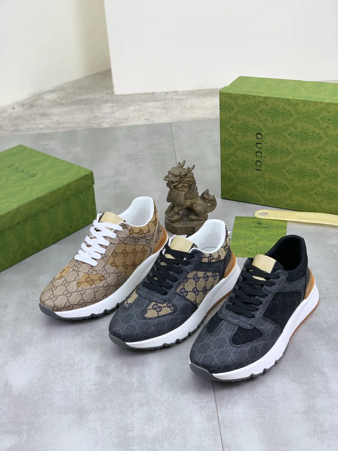 Men's shoes 💰P440💰[New model]🆘 The latest model from Gucci GUCCI official website🎁Classic casual and fashionable men's shoes👟Best model💥The version is simple and elegant, exclusive for trendy men. Unique official website latest brand elements👑Gucci original decoration, fashionable and generous, original soft calfskin fabric➕Comfortable soft first-layer pigskin lining ✅The official website specifies the wear-resistant casual outsole, the classic model is taken in real life🎬Color: 3️⃣colors available😍Number: 38-44